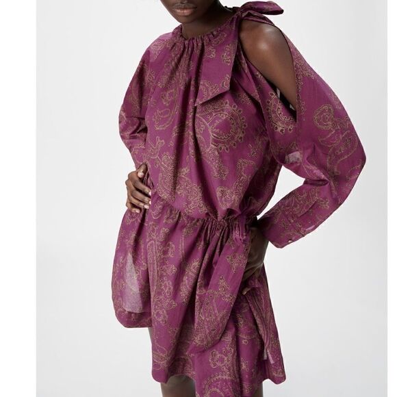 ZARA LIMITED EDITION PRINTED DRESS - Picture 9 of 10